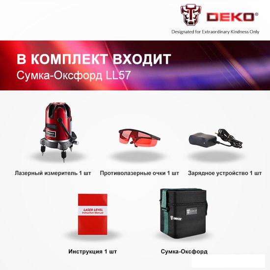 Лазерный нивелир Deko LL57 Set1 065-0201- фото4