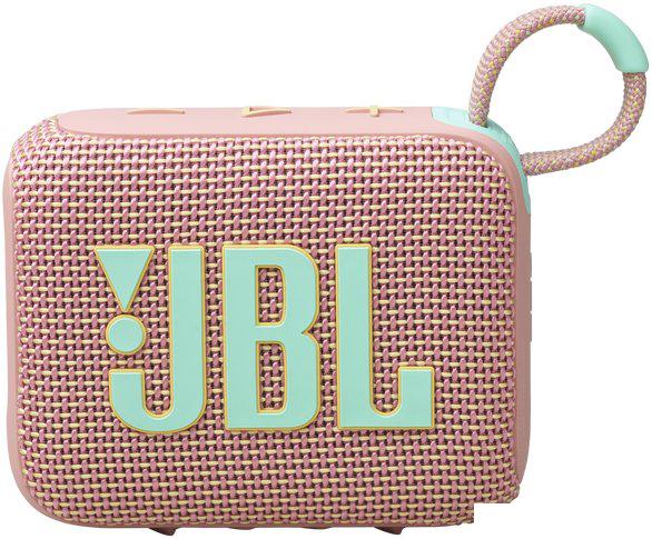 Беспроводная колонка JBL Go 4 (розовый)- фото2