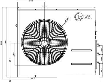 Наружный блок LG MU3M21- фото4