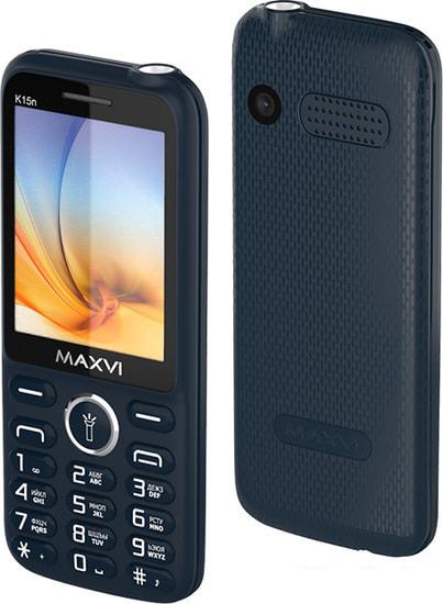 Мобильный телефон Maxvi K15n (синий)- фото2