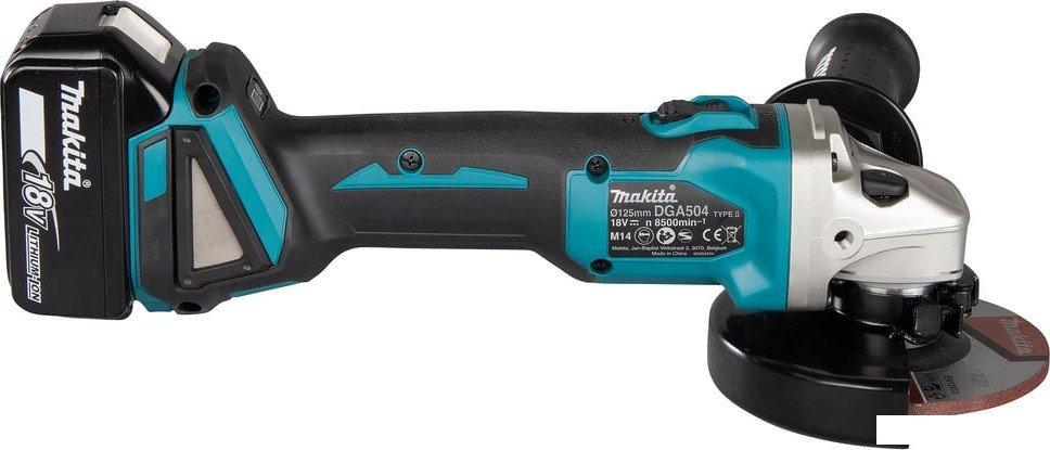 Угловая шлифмашина Makita DGA504RT (с 1-им АКБ, кейс)- фото3