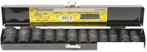 Набор торцевых головок Partner PA-4121MPB (12 предметов)