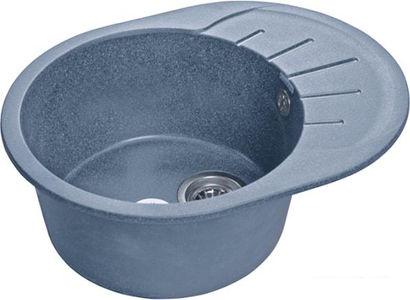 Кухонная мойка GranFest Rondo GF-R580L (графит)- фото