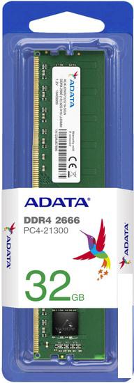 Оперативная память A-Data 8GB DDR4 PC4-21300 AD4U26668G19-SGN- фото2