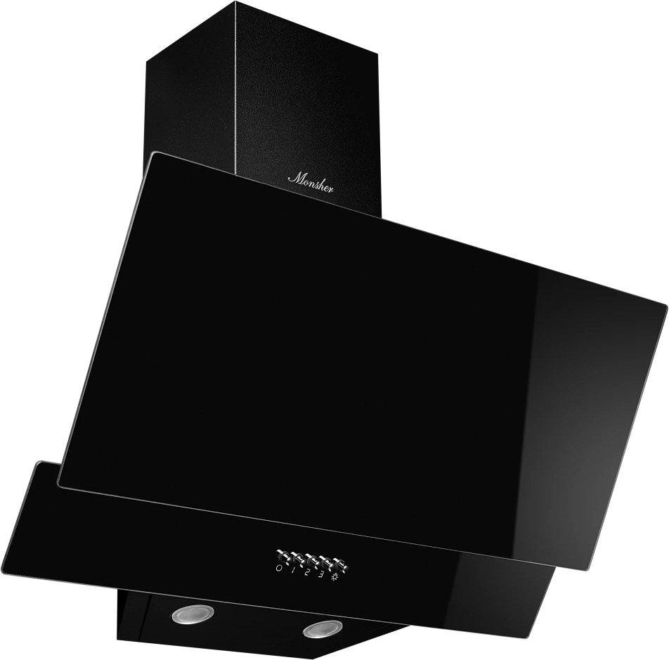 Кухонная вытяжка Monsher ROUEN 60 Noir Verre- фото