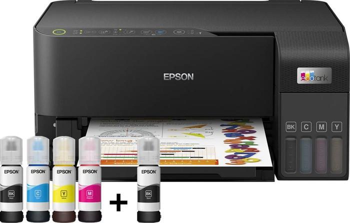 МФУ Epson EcoTank L3550 (ресурс стартовых контейнеров 6600/5900, контейнер 103)- фото2