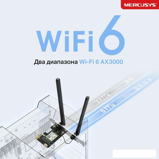 Wi-Fi/Bluetooth адаптер Mercusys MA80XE- фото3