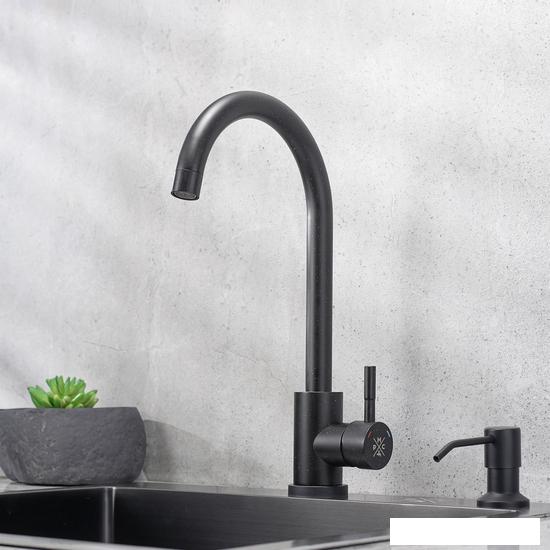 Смеситель РМС SUS124BLK-017F- фото