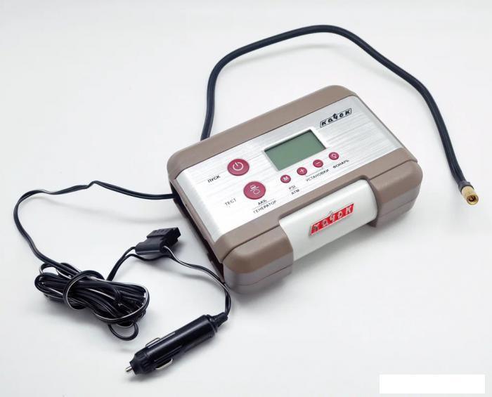 Автомобильный компрессор Качок К60 New (серебристый)