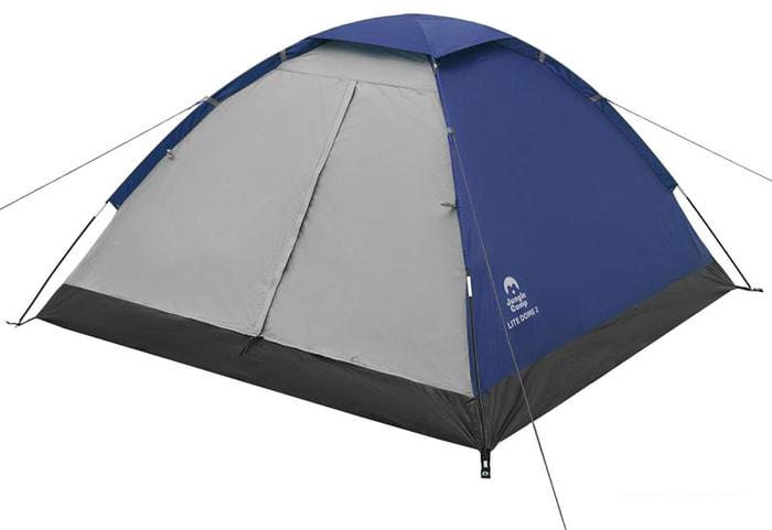 Треккинговая палатка Jungle Camp Lite Dome 3 (синий/серый)- фото3