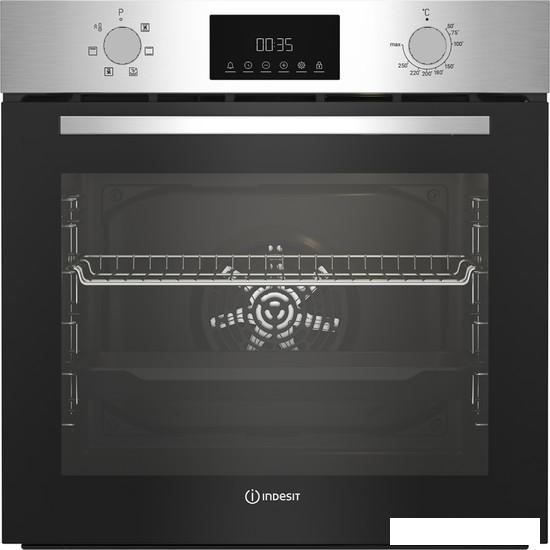 Электрический духовой шкаф Indesit IFE 3644 J IX- фото