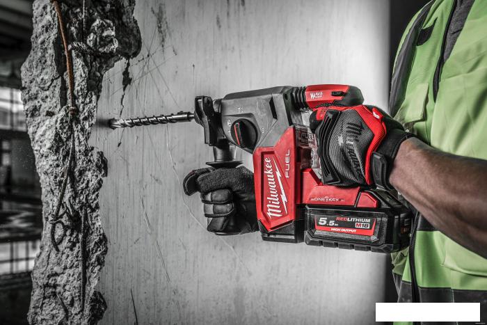 Перфоратор Milwaukee M18 ONE FH-0X 4933478886 (без АКБ, кейс)- фото4
