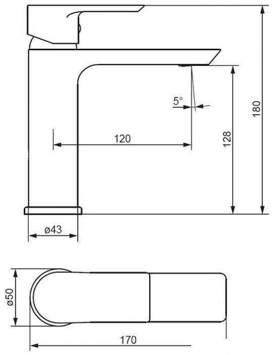 Смеситель Damixa Apollo 470210300- фото3