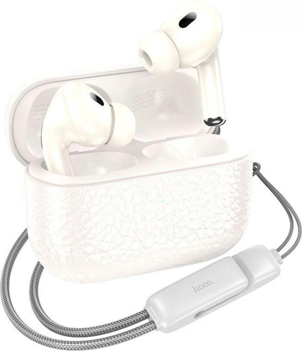 Наушники Hoco EQ9 Plus (молочный)- фото