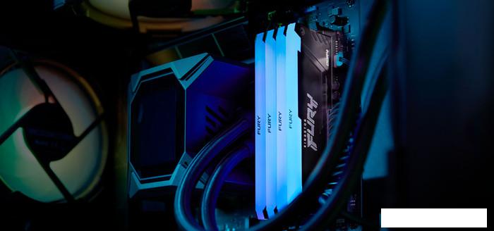 Оперативная память Kingston FURY Beast RGB 32ГБ DDR4 2666МГц KF426C16BB2A/32- фото4