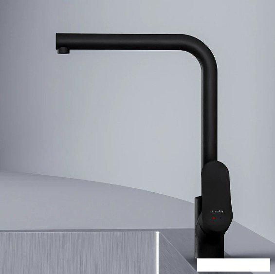 Кухонная мойка Berge BR-4200 + Like F8005022 (черный)- фото3