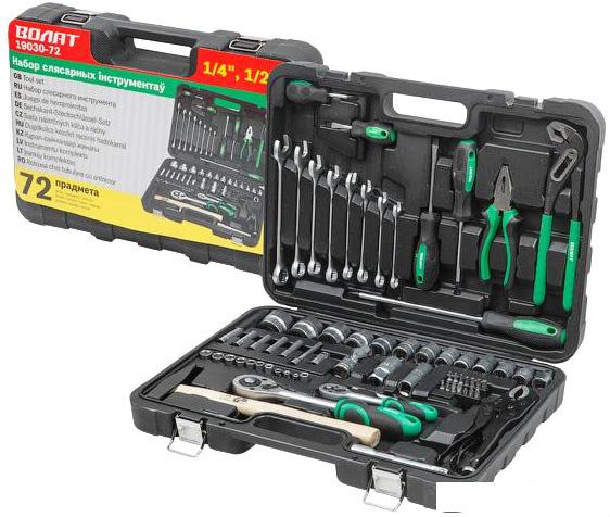 Универсальный набор инструментов Волат 19030-72 72 предмета- фото2