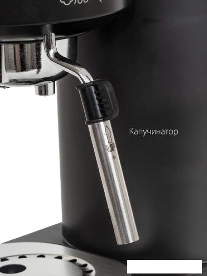 Рожковая кофеварка Pioneer CM109P (черный)- фото3