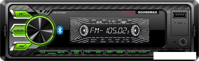 USB-магнитола Soundmax SM-CCR3183FB