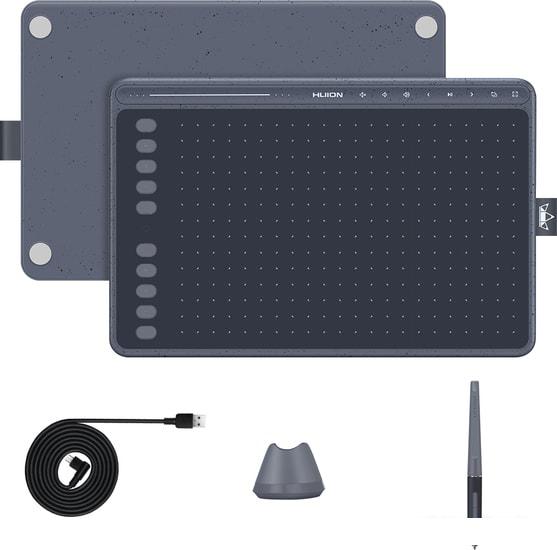 Графический планшет Huion HS611 (серый космос)- фото3