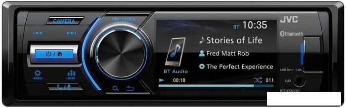 USB-магнитола JVC KD-X560BT- фото4
