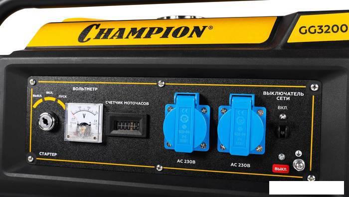 Бензиновый генератор Champion GG3200EW- фото4