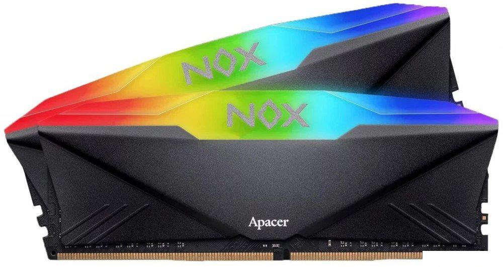 Оперативная память Apacer NOX RGB 2x16ГБ DDR4 3200 МГц AH4U32G32C28YNBAA-2- фото