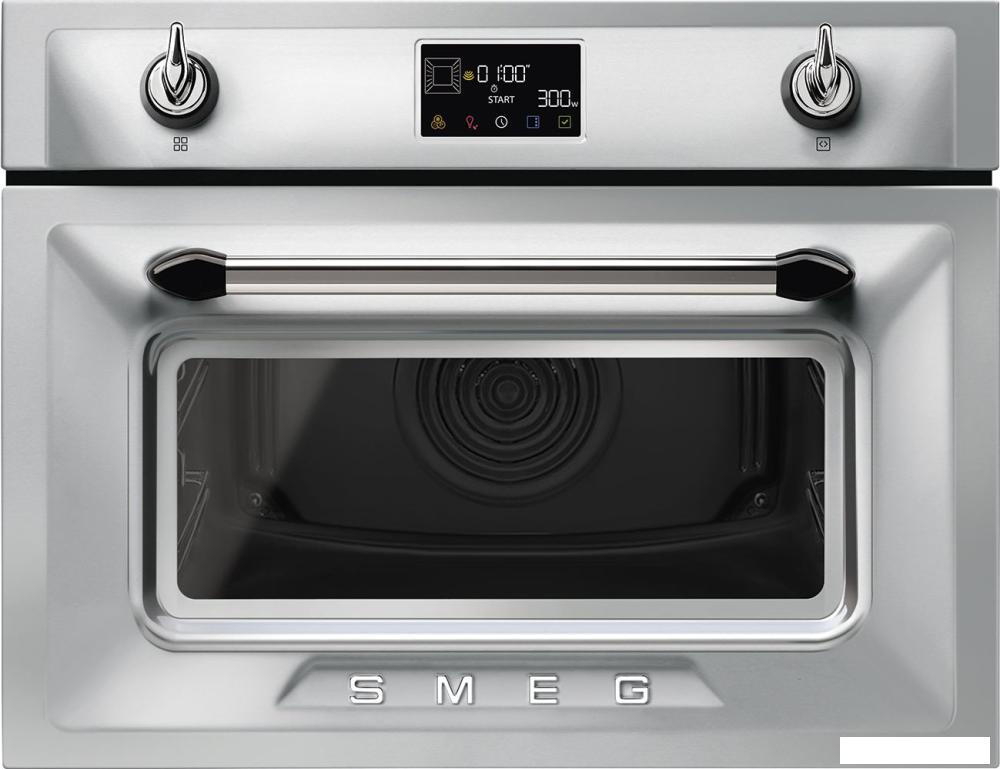 Электрический духовой шкаф Smeg Victoria SO4902M1X- фото