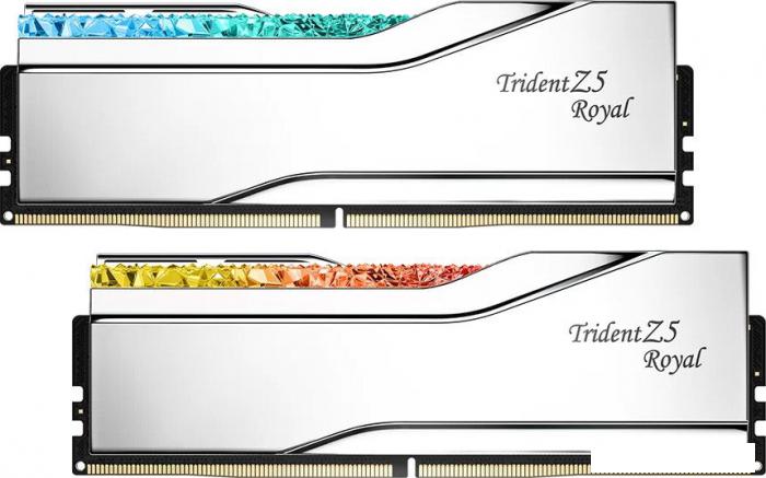 Оперативная память G.Skill Trident Z5 Royal 2x32ГБ DDR5 6400МГц F5-6400J3239G32GX2-TR5S- фото