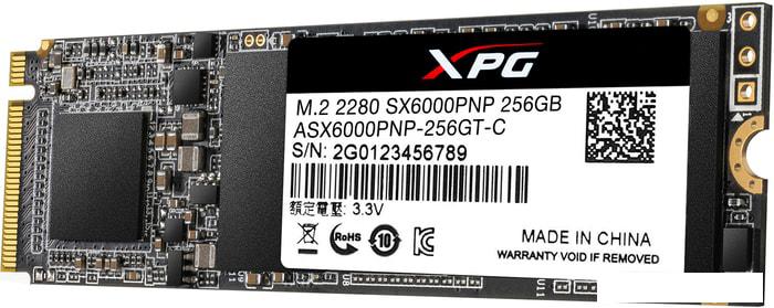 SSD A-Data XPG SX6000 Pro 256GB ASX6000PNP-256GT-C- фото2