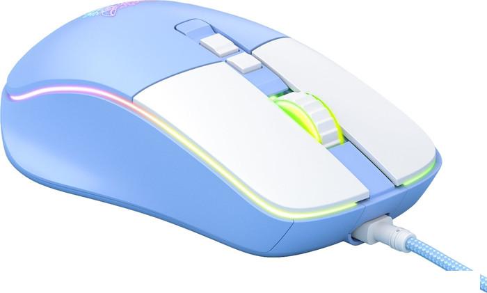 Игровая мышь Onikuma CW916 Milky Blue- фото4