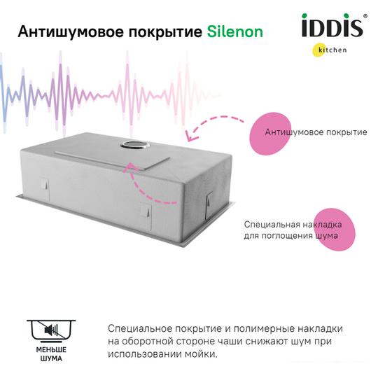 Кухонная мойка IDDIS Edifice EDI74G0i77- фото4