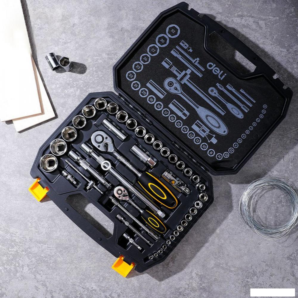 Универсальный набор инструментов Deli DL1044 (44 предмета)- фото2