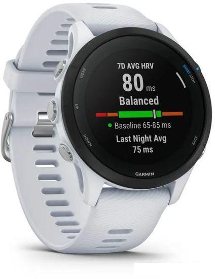 Умные часы Garmin Forerunner 255 Music 46 мм (белый камень)- фото2