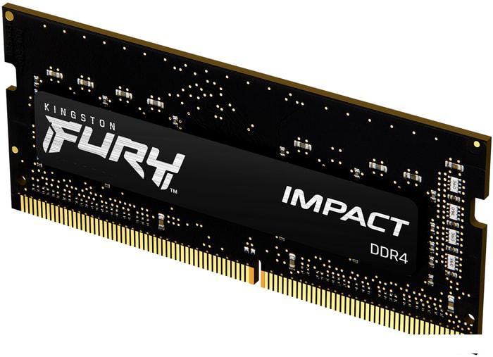 Оперативная память Kingston FURY Impact 2x32GB DDR4 SODIMM PC4-25600 KF432S20IBK2/64- фото2