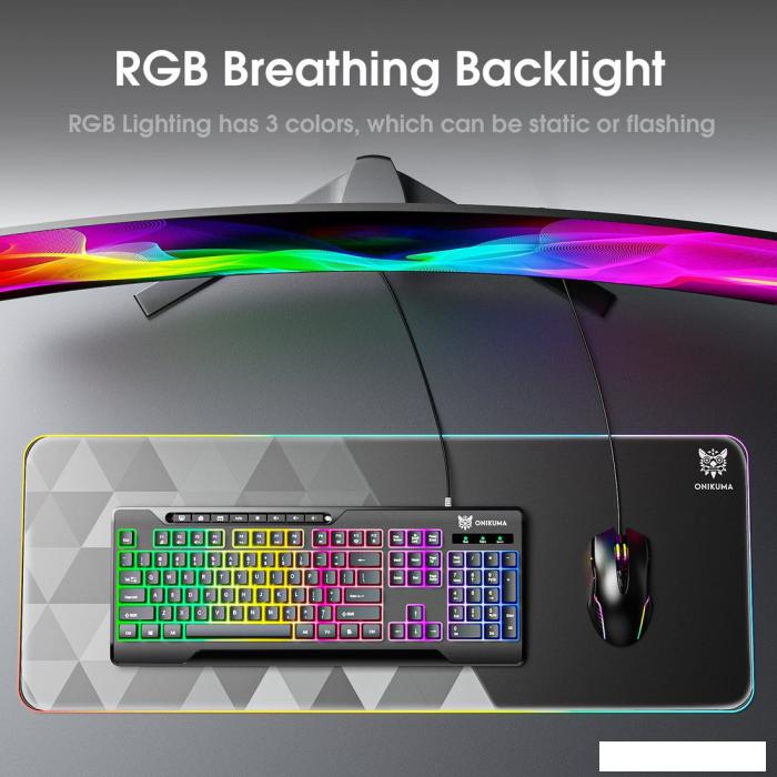 Клавиатура Onikuma Onikuma G32 Black Knight- фото4