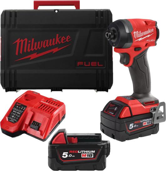 Винтоверт Milwaukee M18 FUEL M18FID3-502X 4933479865 (с 2-мя АКБ, кейс)- фото