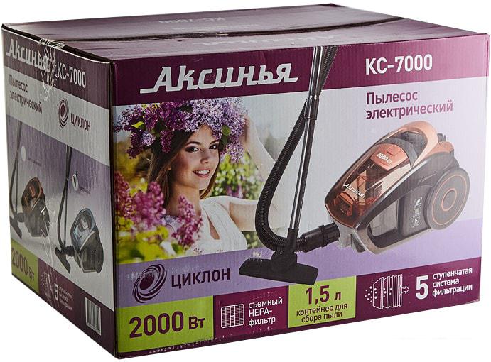 Пылесос Аксинья КС-7000 (синий)- фото2