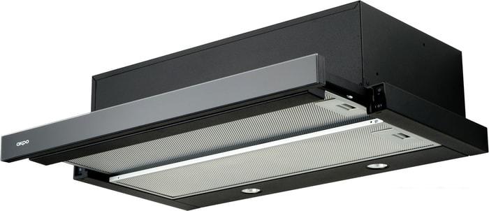 Кухонная вытяжка Akpo Light eco glass 60 WK-7 (черный)- фото