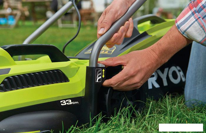 Колёсная газонокосилка Ryobi RLM13E33S- фото4