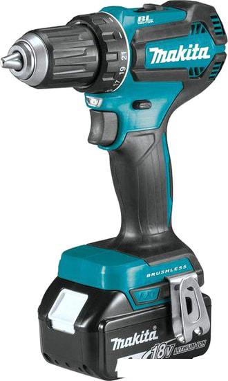 Дрель-шуруповерт Makita DDF485RFE (с 2-мя АКБ, кейс)- фото