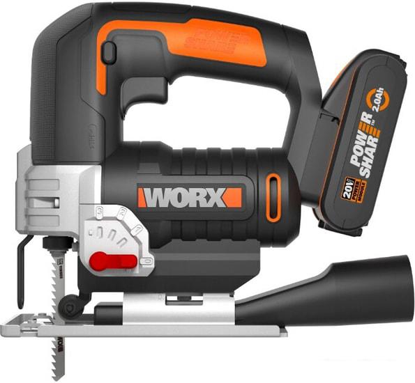 Электролобзик Worx WX543 (1 с-им АКБ)- фото2