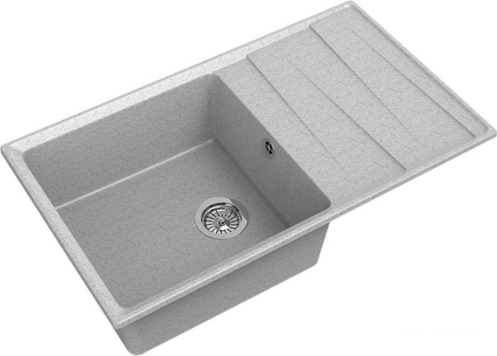 Кухонная мойка GranFest GF-LV-860L (серый)- фото