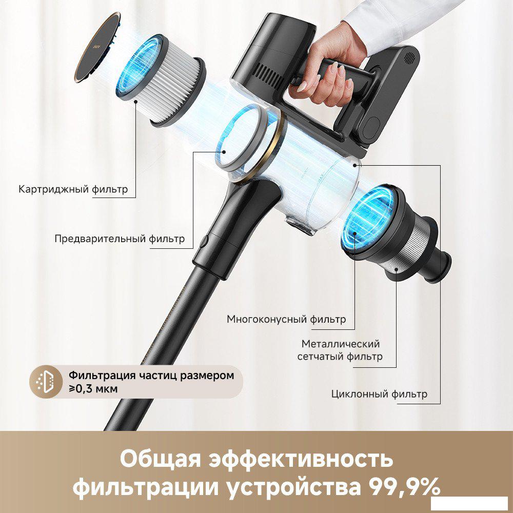 Пылесос Dreame Cordless Vacuum Cleaner R10s Pro VZV23A (евровилка, черный)- фото2