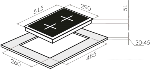 Варочная панель HOMSair HGG321WH- фото2