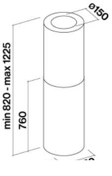 Кухонная вытяжка Falmec POLAR WHITE (островная)- фото2