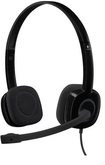 Наушники с микрофоном Logitech Stereo Headset H151 [981-000589]- фото