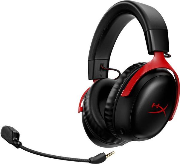 Наушники HyperX Cloud III Wireless (черный/красный)- фото4