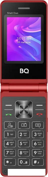 Кнопочный телефон BQ BQ-2412 Shell Duo (красный)- фото2