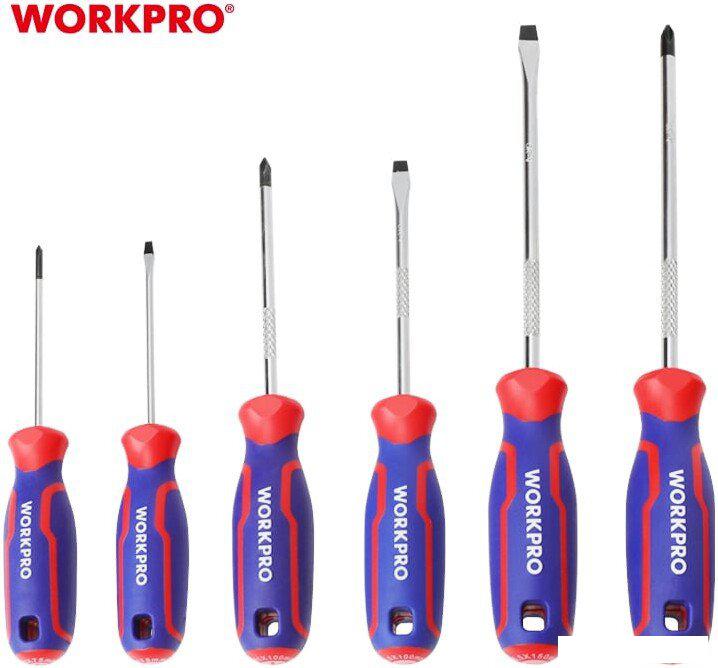 Набор отверток Workpro WP200504 (6 предметов)